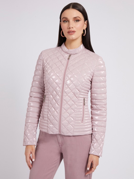 розово ватирано яке Guess