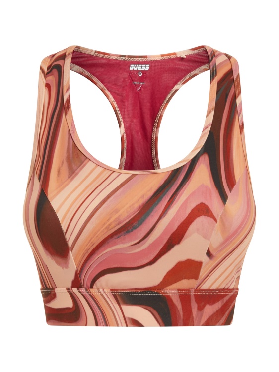 цял печат активен сутиен червен Guess