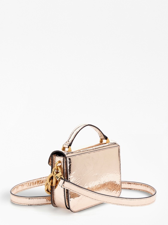 микро чанта през рамо с фолио Retour Gold Guess