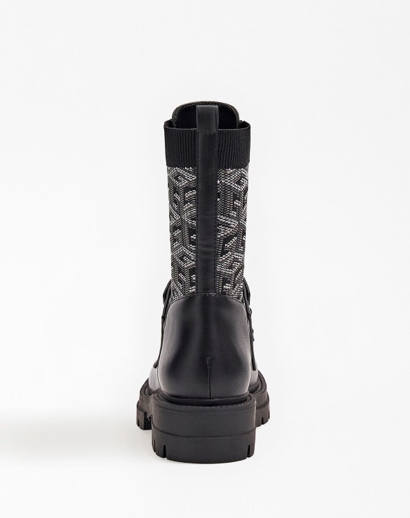 бойни ботуши Odalis с лого G Cube Black Guess