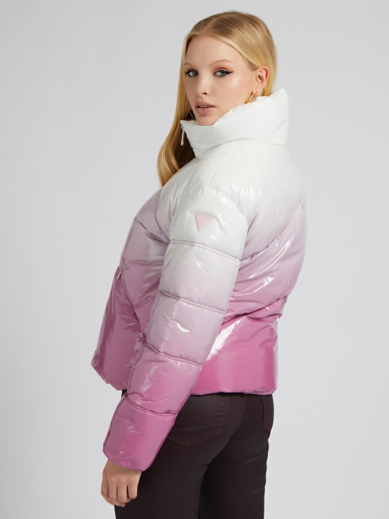 Guess цветен градиент Puffer Pink