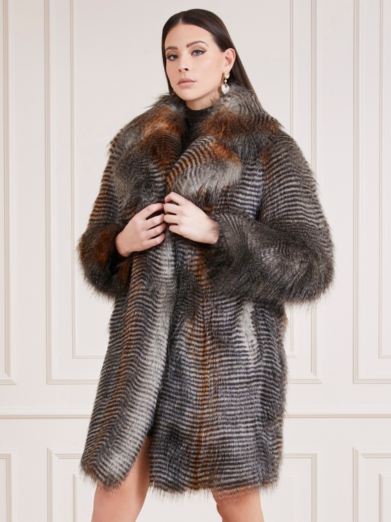 сиво мулти Marciano палто от изкуствена кожа Guess