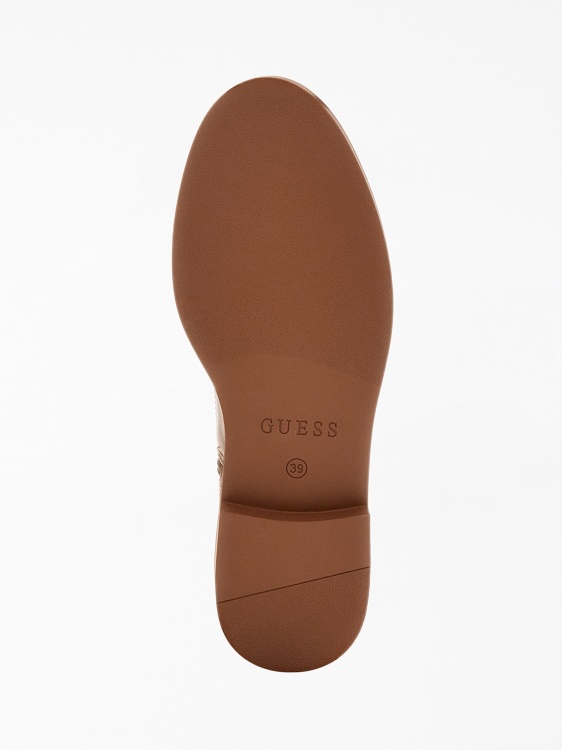 Високи ботуши Faeya от изкуствена кожа Guess кафяви