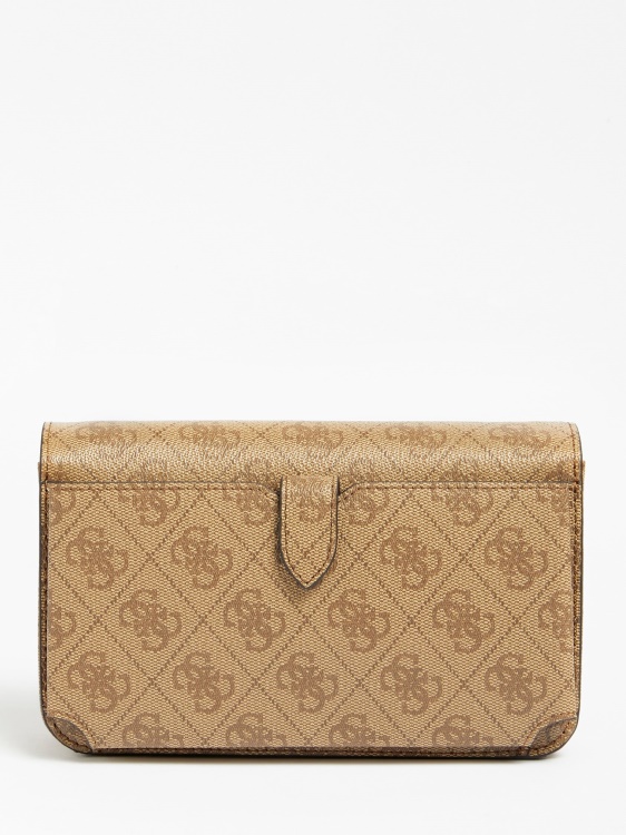 бежов мобилен калъф Guess Laurel с каишка