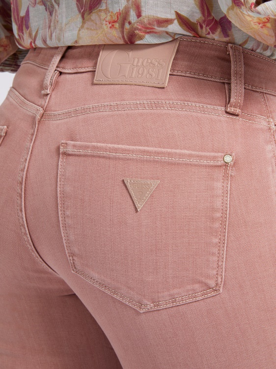 розов кльощав дънков панталон Guess