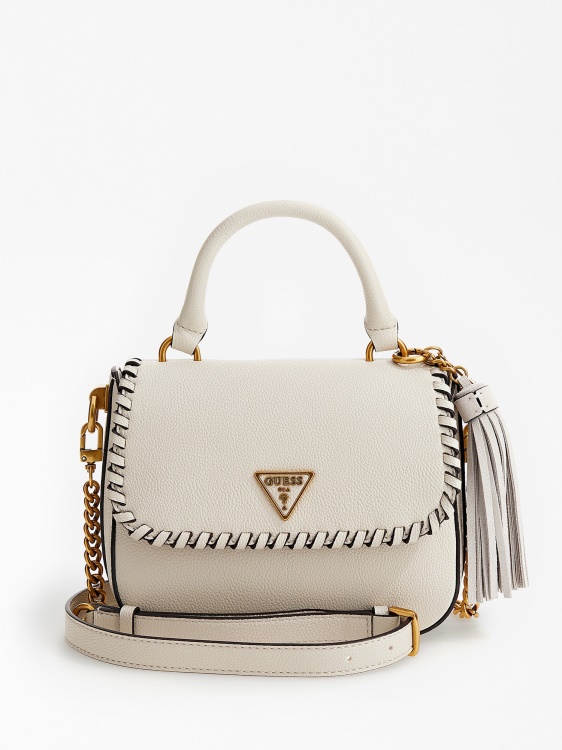 мини чанта Guess от кожа Kaoma Nappa