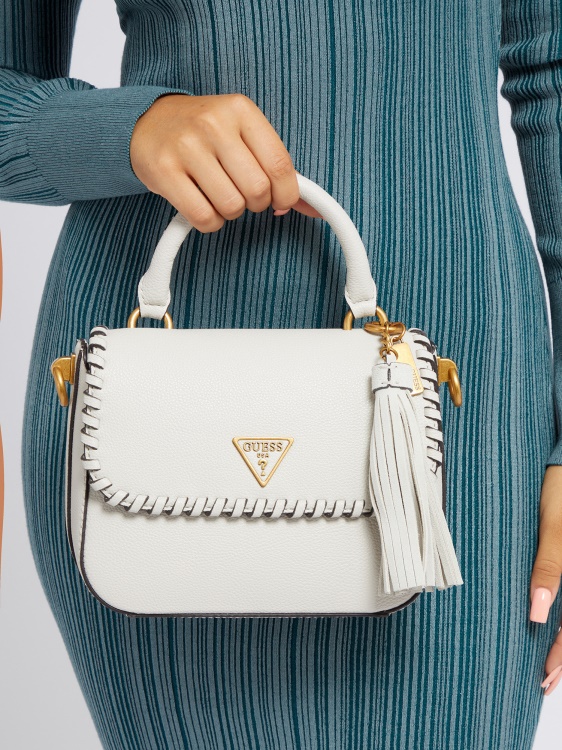 мини чанта Guess от кожа Kaoma Nappa