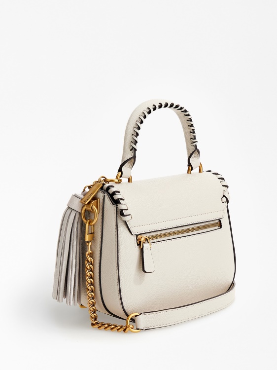мини чанта Guess от кожа Kaoma Nappa