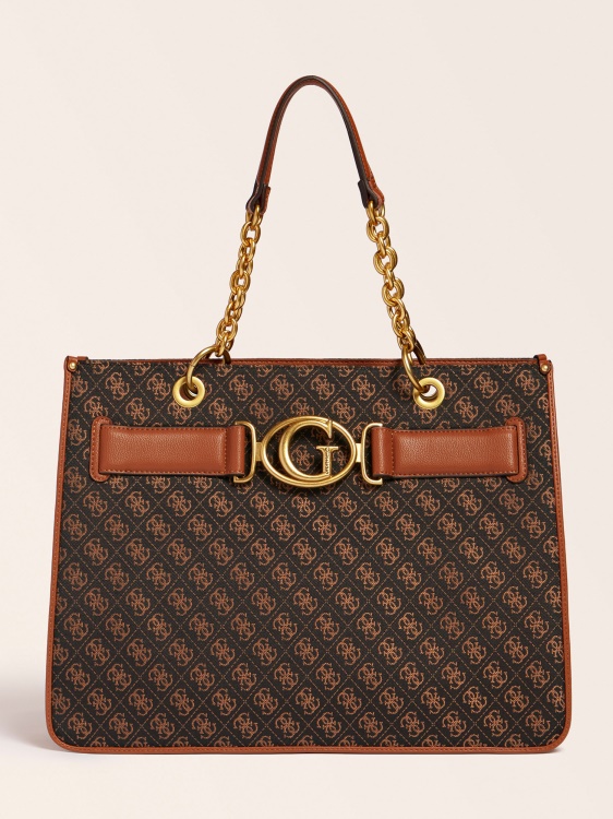тъмнокафяв Guess Aileen 4g лого купувач