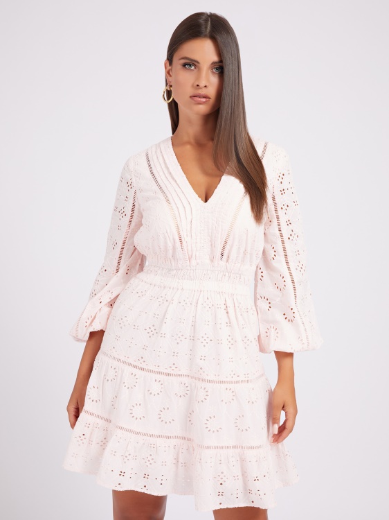 Guess розова рокля с капси