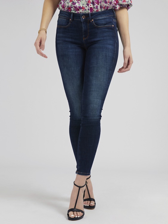 Guess Blue Jewel джегинг панталон от деним