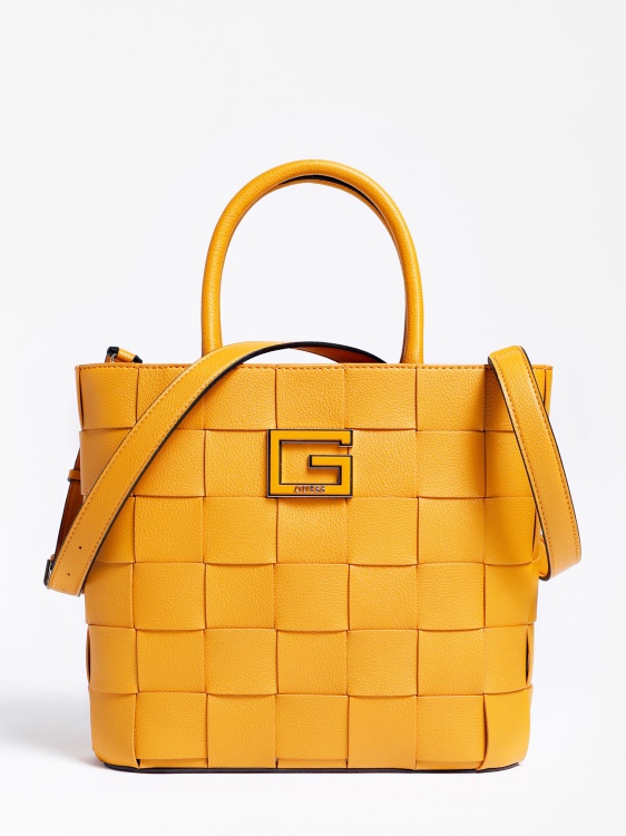 Liberty City Braided Shopper Guess Yellow