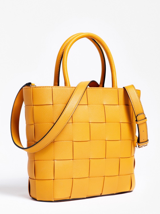 Liberty City Braided Shopper Guess Yellow