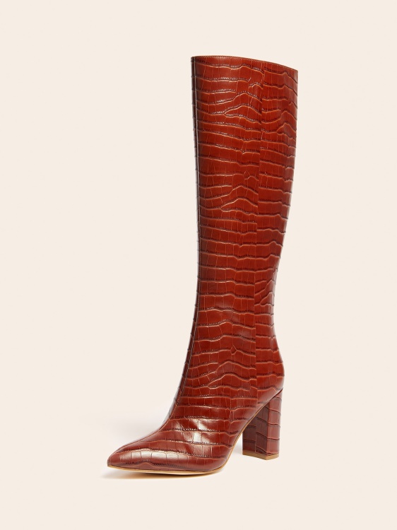 Guess ниски ботуши Marciano от естествена кожа кафяви