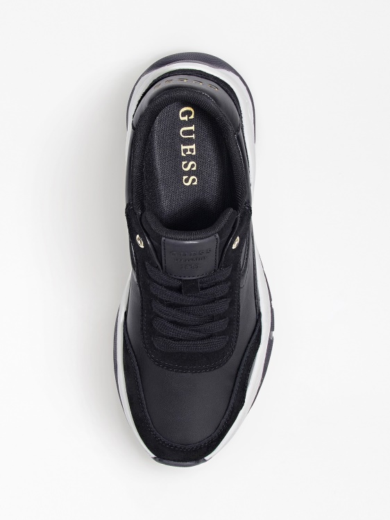 Маратонки за бягане Kinlee от велур, черно предположение