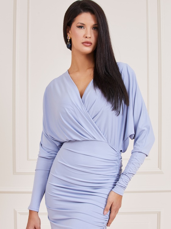 светло синьо драпирана Roquel Marciano Guess