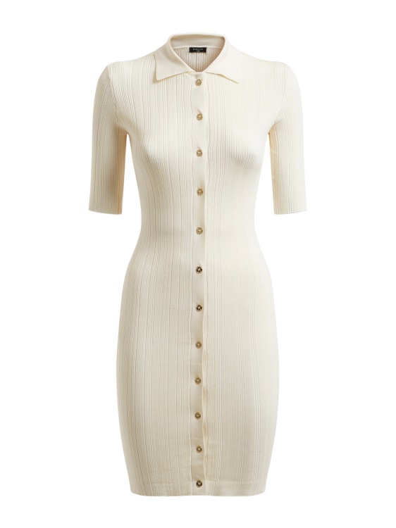 пуловерна рокля Marciano Guess бежово