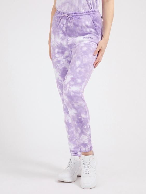 Guess Tie-dye Jogger панталон лилав