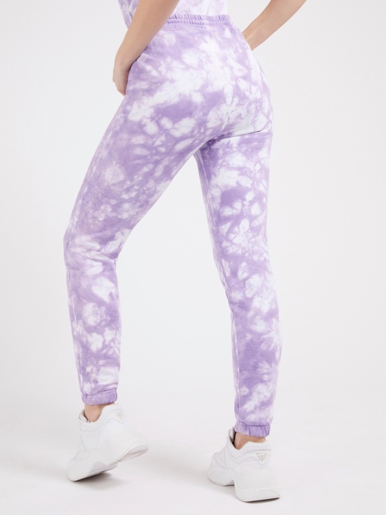 Guess Tie-dye Jogger панталон лилав