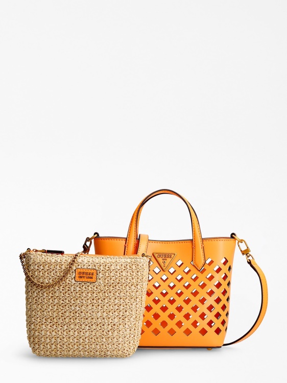 Aqua Mini Shopper Guess оранжево