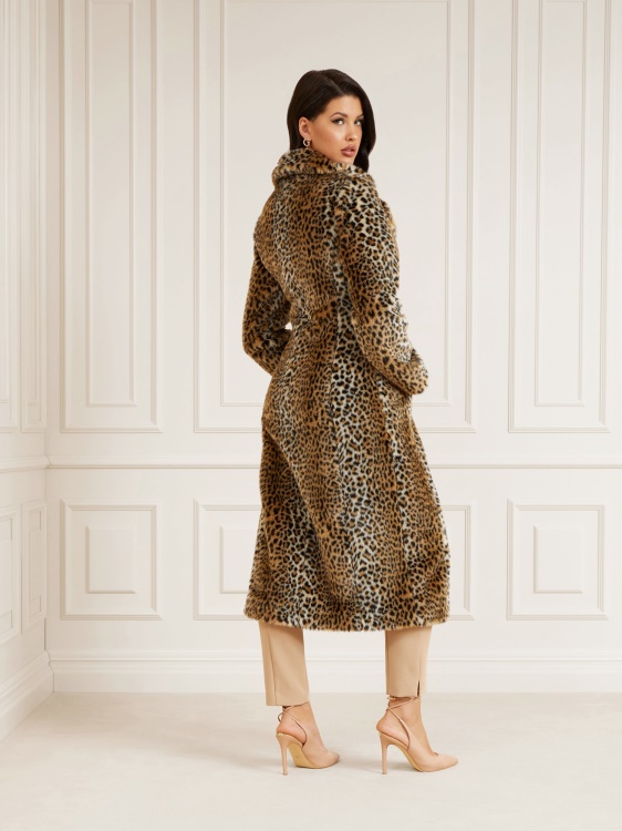 Animalier Guess Marciano Animalier палто от изкуствена кожа