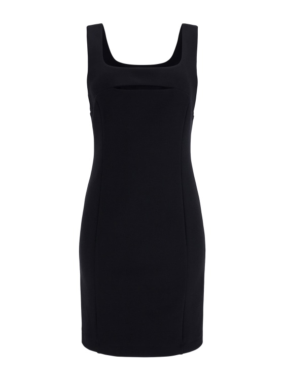 синя рокля Marciano с разкроена предна част Guess