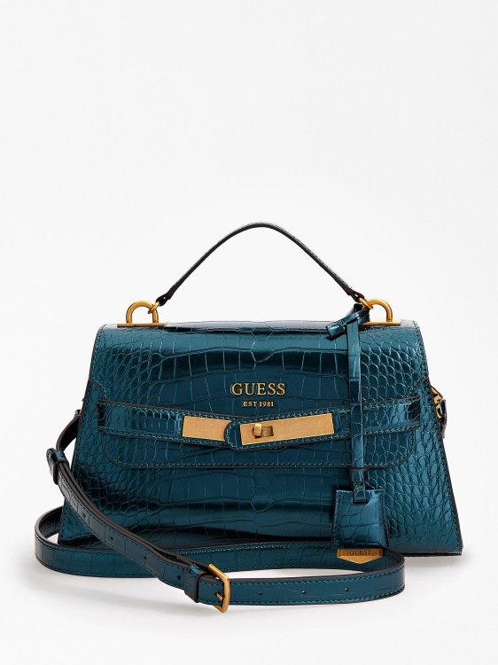 Дамска чанта с крокодилна щампа Enisa Guess