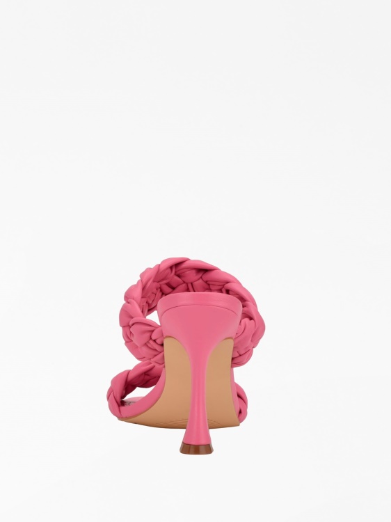 Harlie Braided Heeled Mules Guess Pink