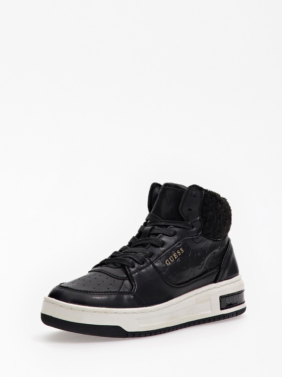 високи маратонки Guess Tullia с черно лого