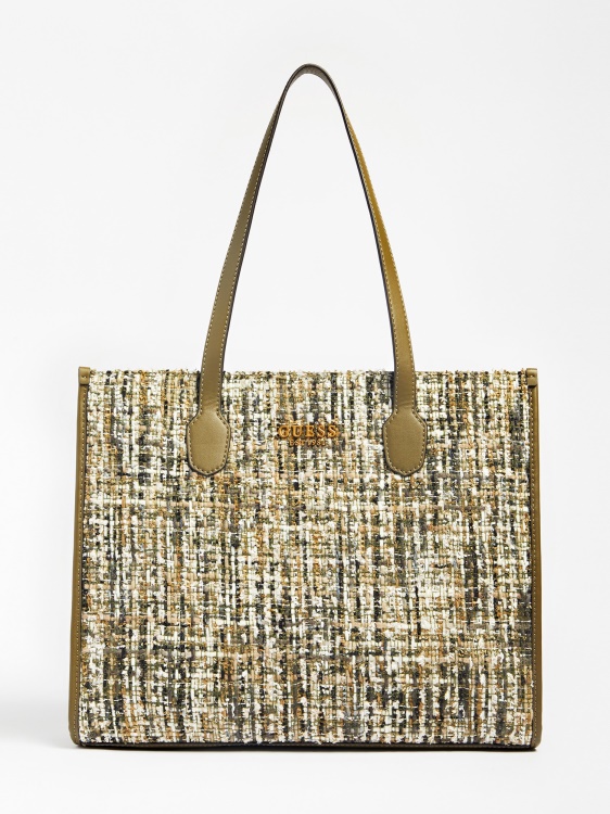 Guess Silvana Tuid Shopper Green