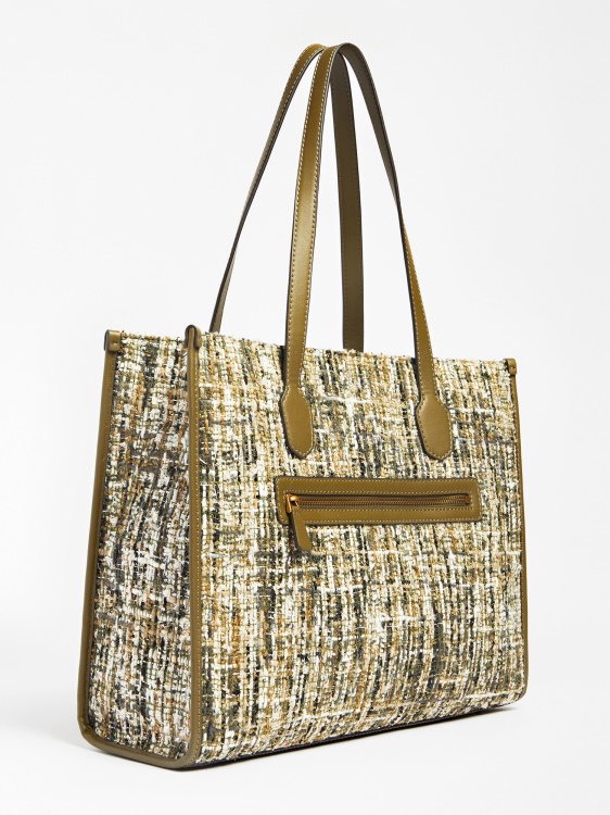 Guess Silvana Tuid Shopper Green