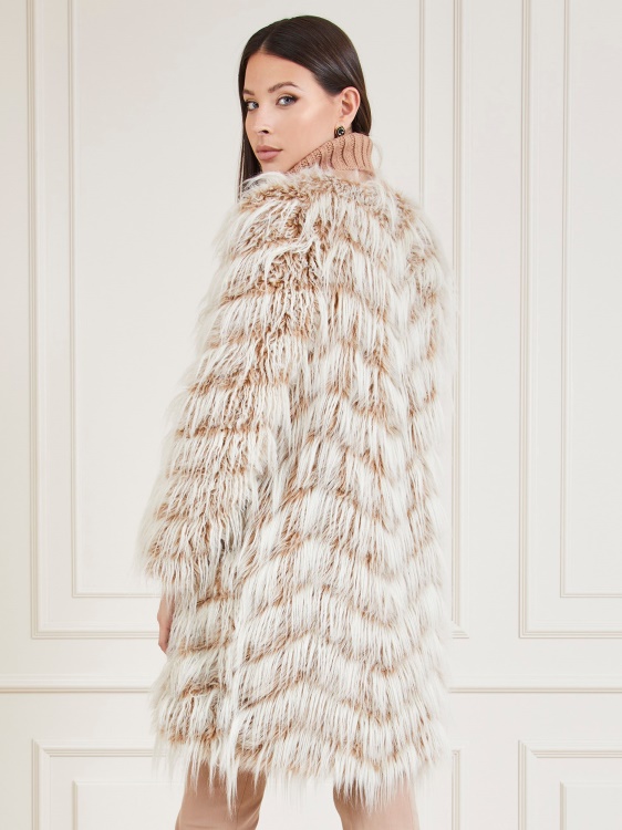 Marciano палто от изкуствена кожа бежово Guess
