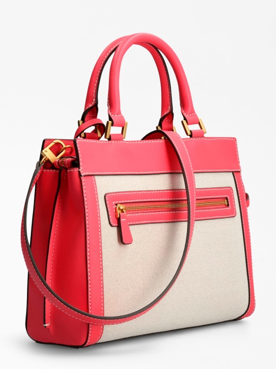 Katey Logo Charm чанта Guess фуксия