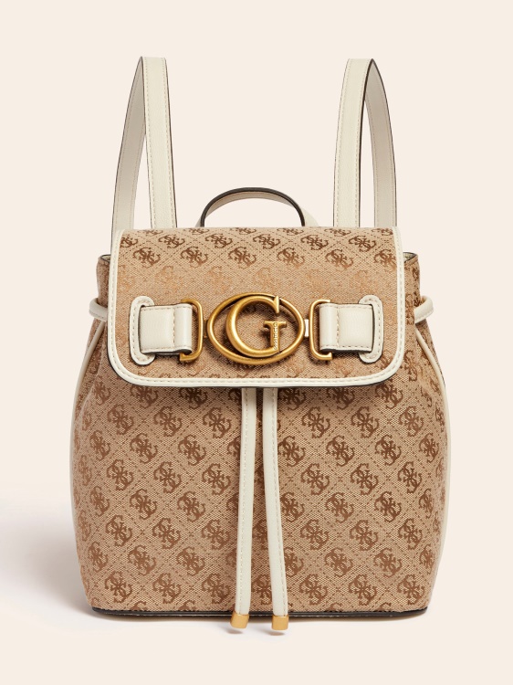 бяла раница Guess Aviana 4g с лого