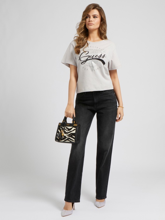 спокоен дънков панталон Guess Black