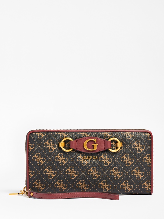 Izzy макси портфейл Guess черен