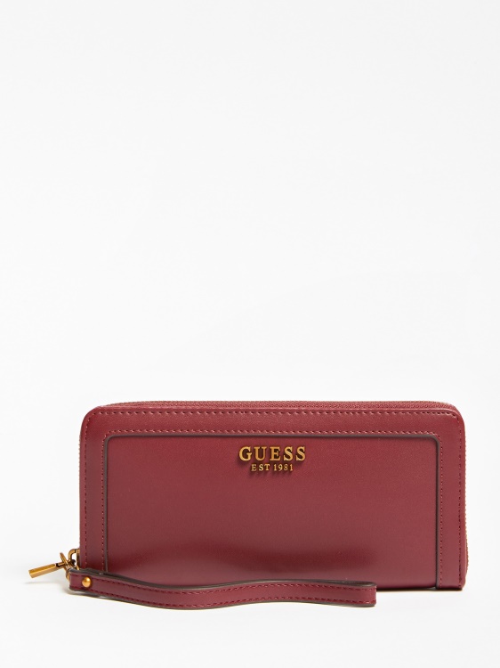 червен Guess Abey макси портфейл