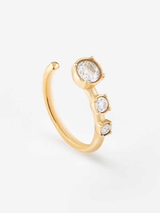 Guess Sunburst пръстен мулти злато