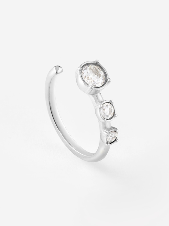 Guess Sunburst пръстен сребро