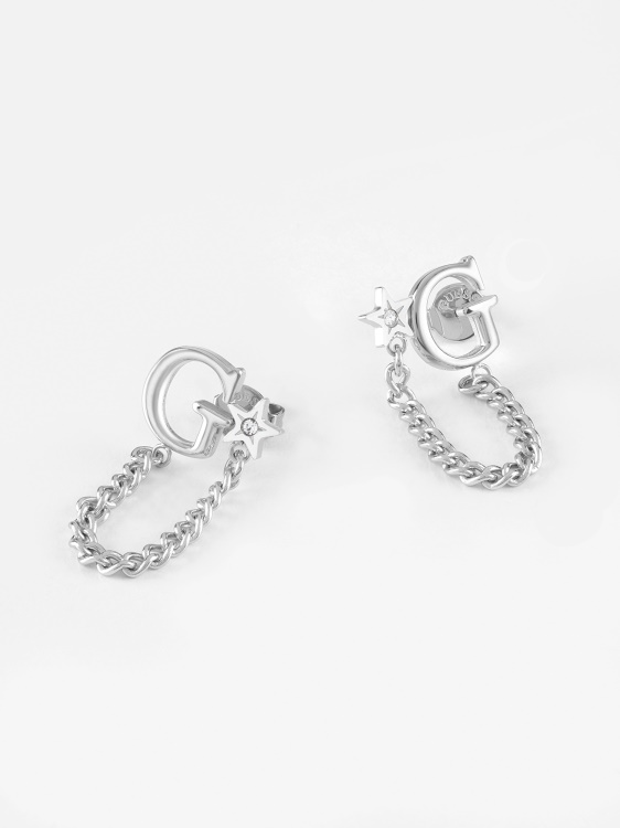 A-star-is-born-earrings Silver Guess