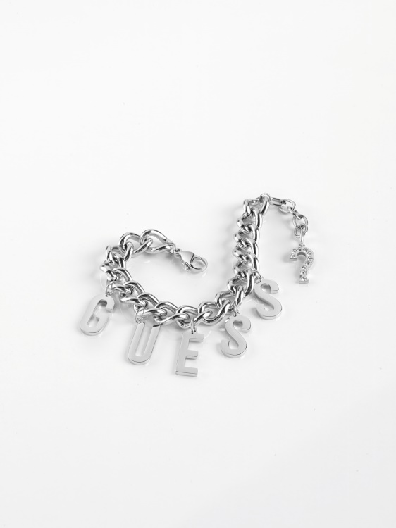 сребърна гривна Guess Los Angeles