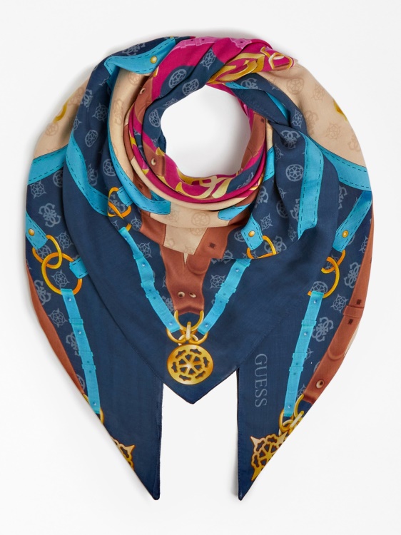 Guess Blue Multi 4g божур лого Kefiah