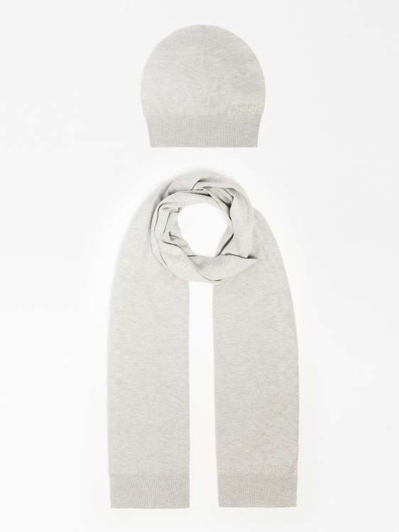 комплект шапка и šal Siv Multi Guess