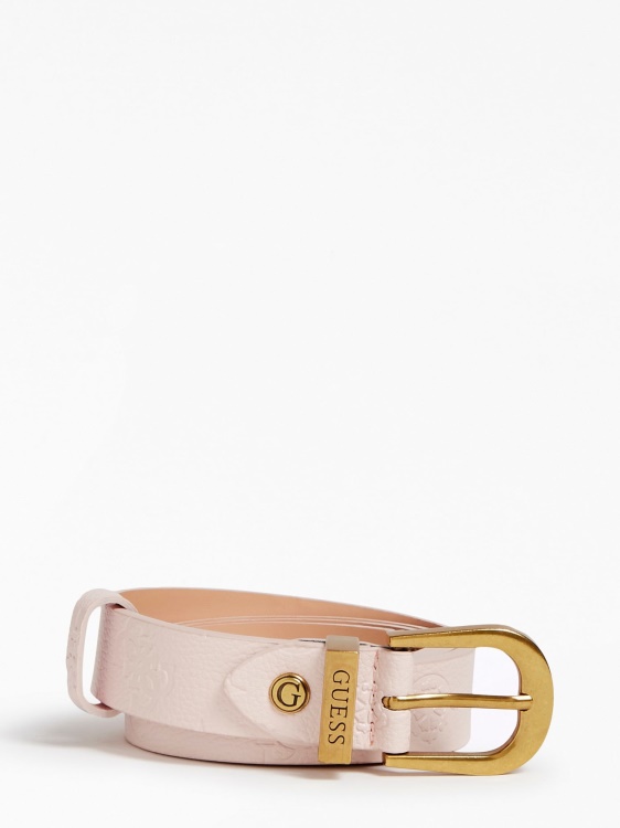 Guess Pink Helaina 4g колан с лого на божур