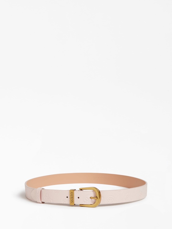 Guess Pink Helaina 4g колан с лого на божур