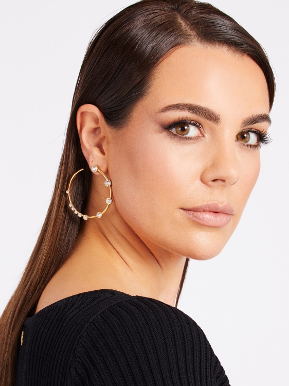 слънчеви лъчи обеци много златни предположение