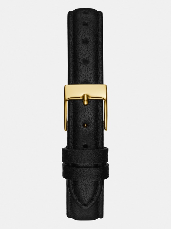 аналогов часовник Guess от естествена кожа с кристали