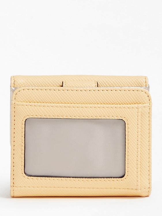 Guess Laurel Saffiano държач за кредитна карта оранжево