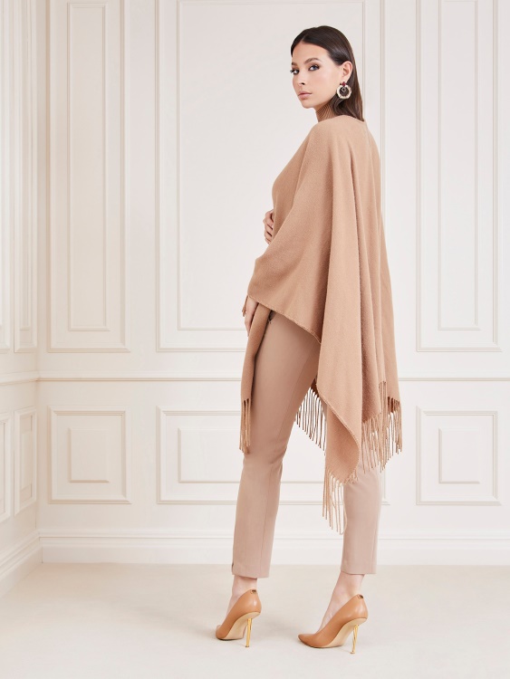 Guess бежово наметало от смес от вълна Marciano
