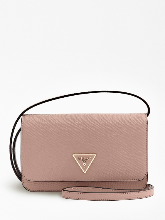 калъф за телефон Guess Pink Laurel Saffiano